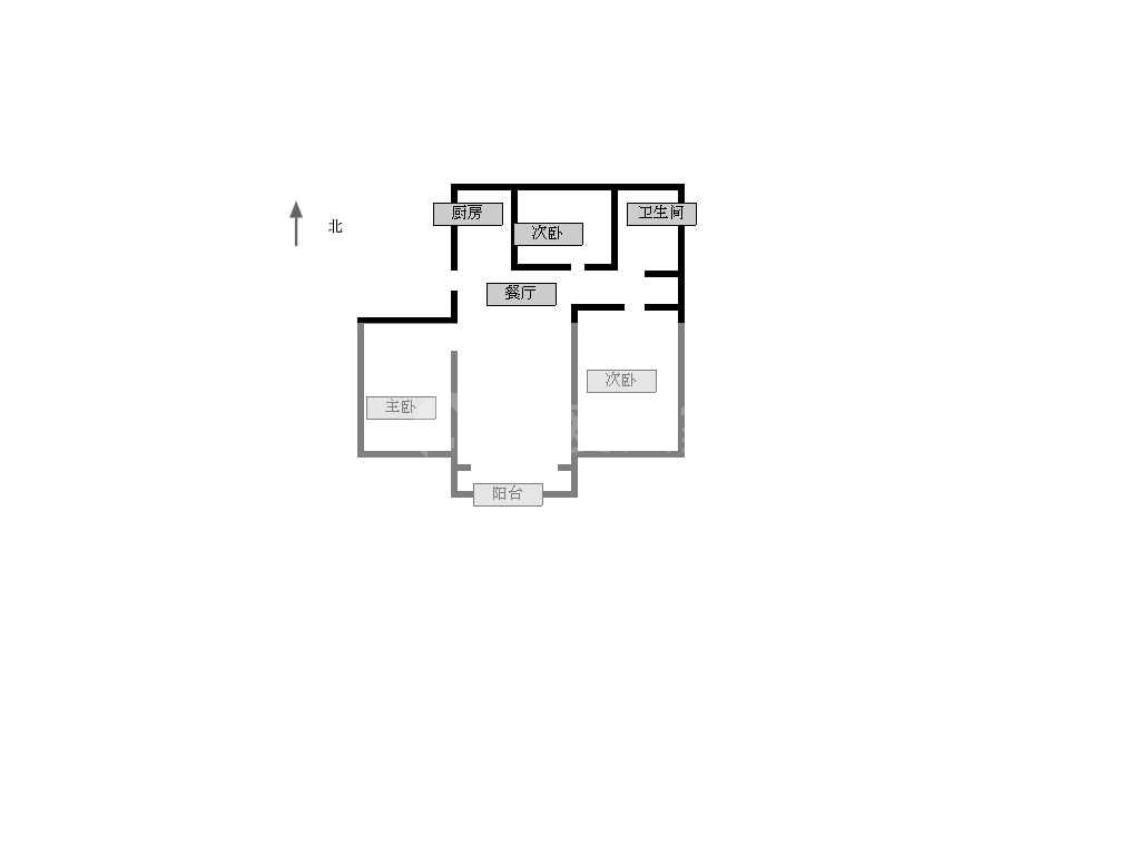 宏城花园 近石门地铁 精装两居室 家电家具齐全